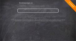 Desktop Screenshot of freedomreigns.us